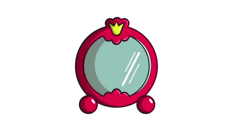 Princess doll icon animation Stock Footage 150686492