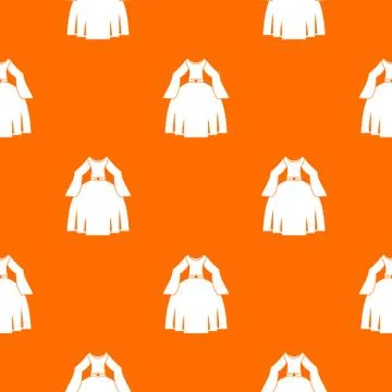 Princess dress pattern seamless Stockillustratie