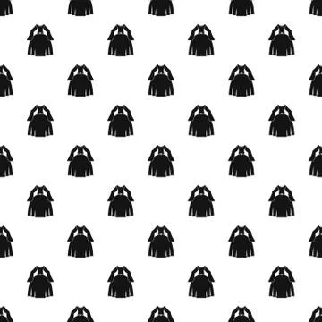 Princess dress pattern vector Illustrazione stock