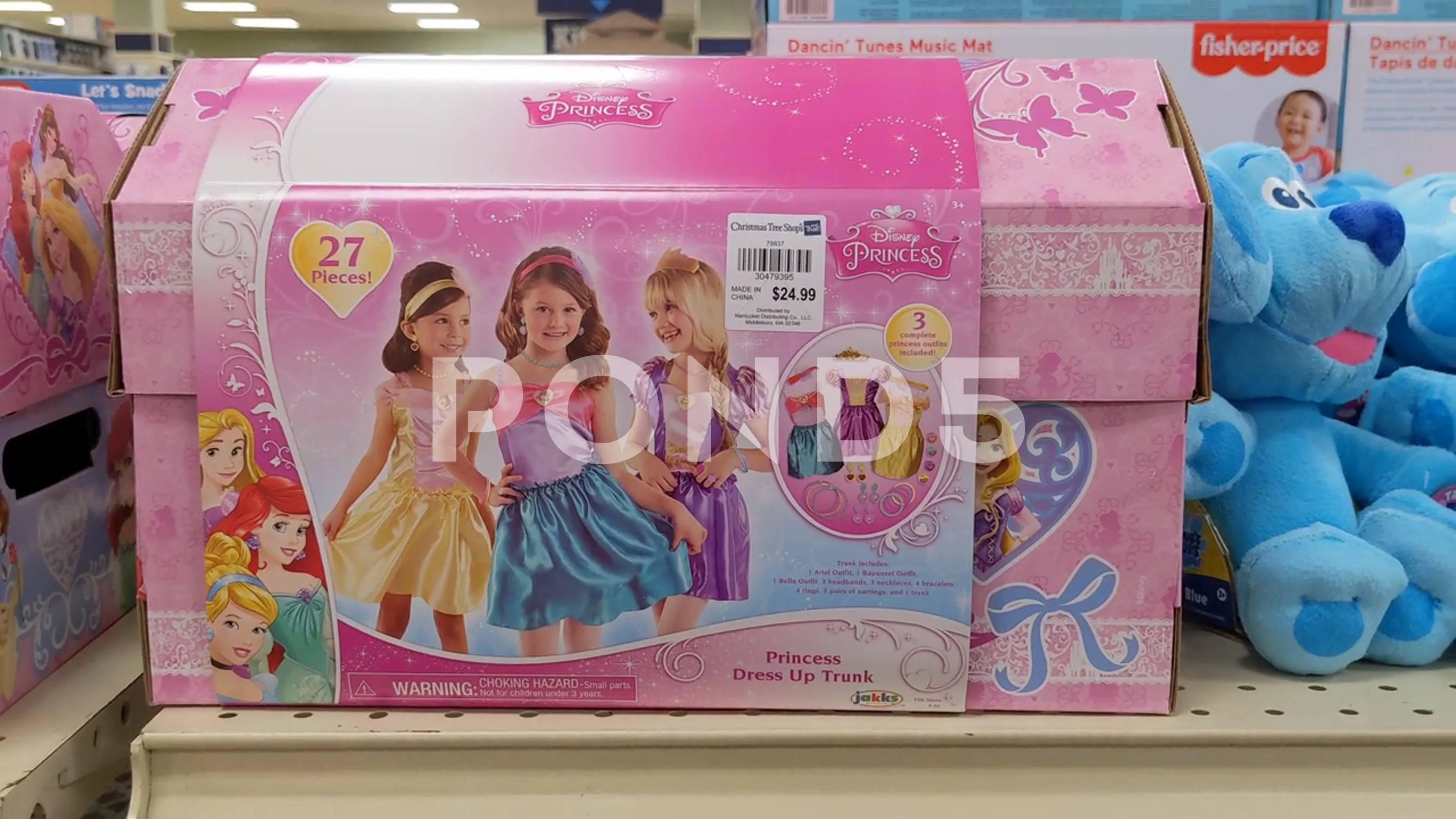 open lace back dress Disney Princess Dress Up Trunk – Acapsule Toys and Gifts main image 0