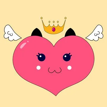 Princess heart Stock Illustration