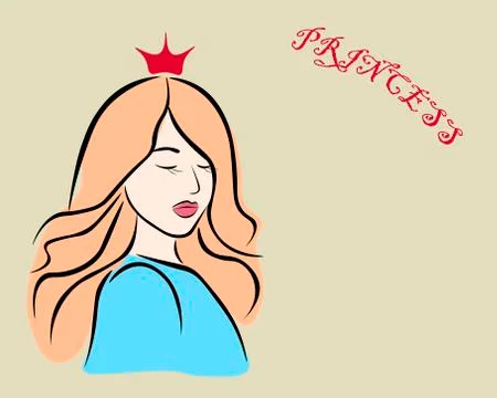 Princess Stock Illustration