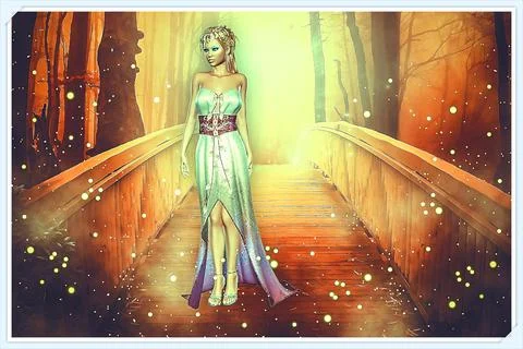 Princess Illustrazione stock