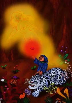 The Princess of Light (2020) Stock Illustration