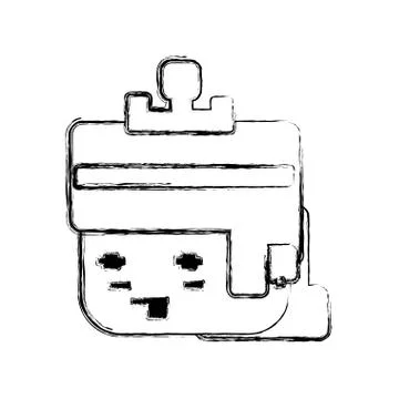 Princess Pixelated videogame Stock Illustration