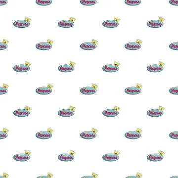 Princess show pattern seamless Illustrazione stock