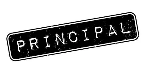 Principal rubber stamp Stock Illustration