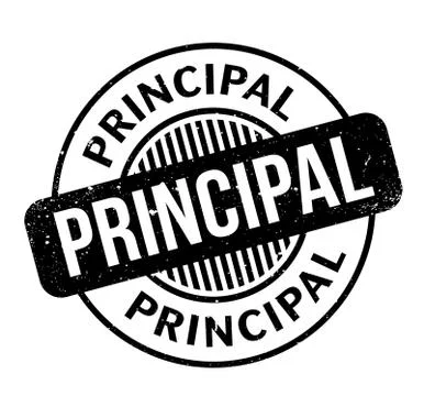 Principal rubber stamp Stock Illustration