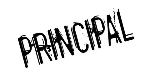 Principal rubber stamp Stock Illustration