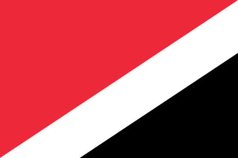 Principality of Sealand flag background Stock Illustration