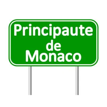 Principaute de Monaco Illustrazione stock