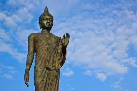Principle Buddha in Buddhamonthon. Stock Photos