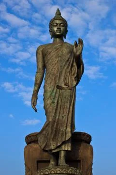 Principle Buddha in Buddhamonthon. Stock Photos