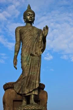 Principle Buddha in Buddhamonthon. Stock Photos