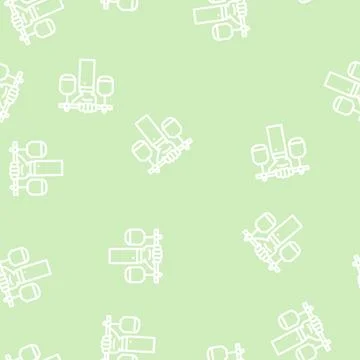 Principle business ethics line vector seamless pattern イラスト素材