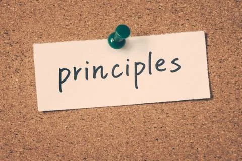 Principles Stock Photos