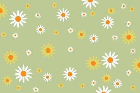 Pring blooming flower pattern background Stock Illustration
