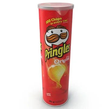 Pringles Potato Chips Can ~ 3D Model #91480032 | Pond5
