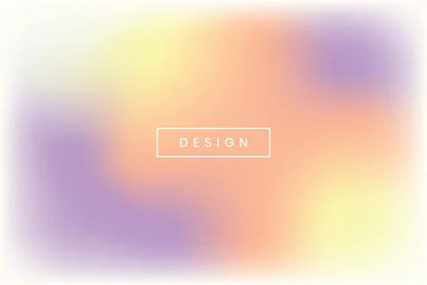 Print Abstract colored gradient pastel colors and circles. Vector Stock Illustration
