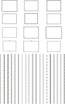 Print Abstract floral vector frames black Copyright: xZoonar.com/RuslanxOl... Stock Photos