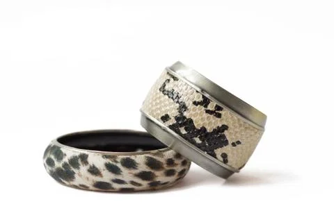 Print bracelets Foto stock