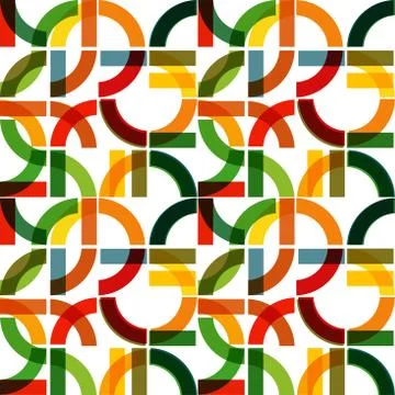 Print bright pattern of geometric shapes Stock Illustration