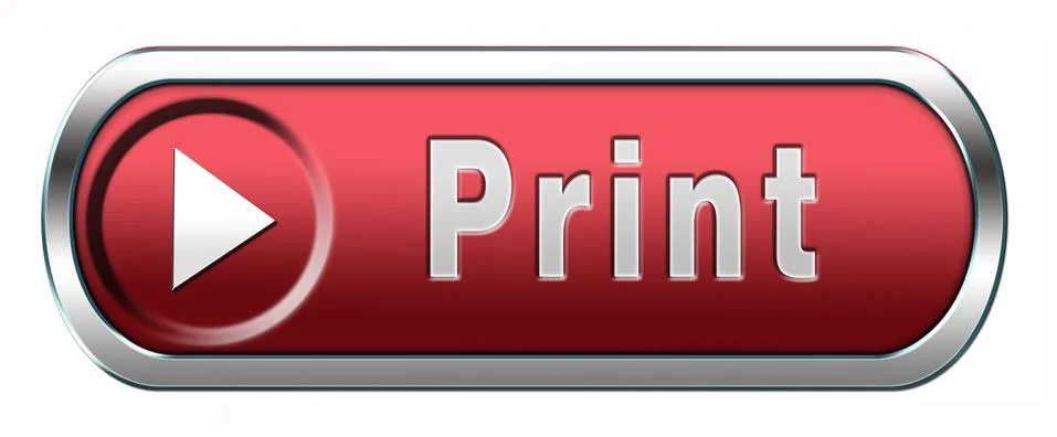 Print button Illustrazione stock