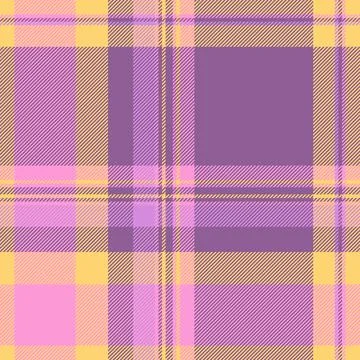 Print check texture background, cutout fabric vector plaid. Vichy pattern t.. 스톡 일러스트