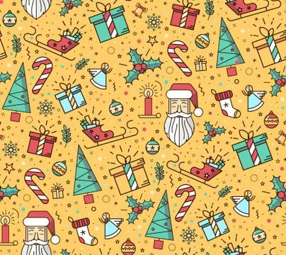 Print for Christmas decorations Stock Illustration