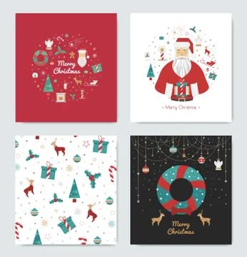 Print for Christmas decorations Stock Illustration