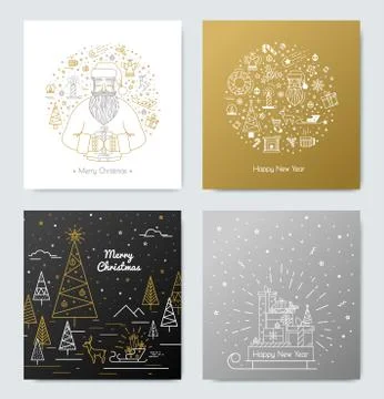 Print for Christmas decorations Stock Illustration