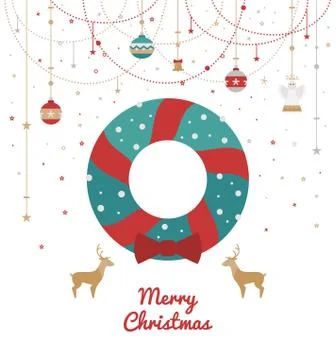 Print for Christmas decorations Stock Illustration
