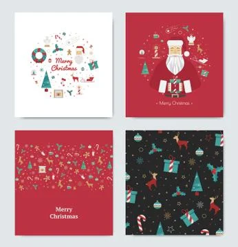 Print for Christmas decorations Stock Illustration