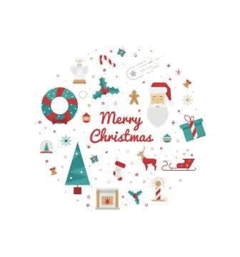 Print for Christmas decorations Stock Illustration