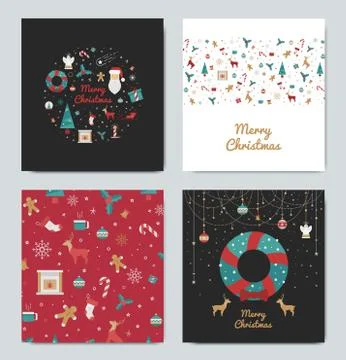 Print for Christmas decorations Stock Illustration