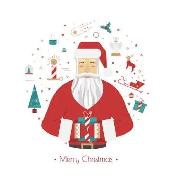 Print for Christmas decorations Stock Illustration
