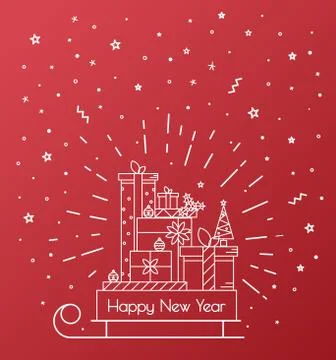 Print for Christmas decorations Stock Illustration