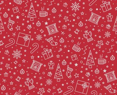 Print for Christmas decorations Stock Illustration