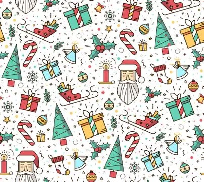 Print for Christmas decorations Stock Illustration