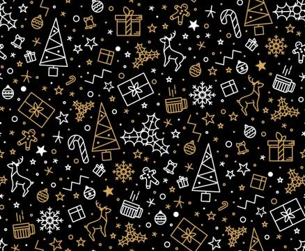 Print for Christmas decorations Illustrazione stock