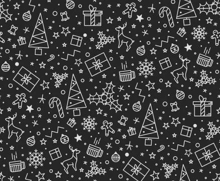 Print for Christmas decorations Stock Illustration