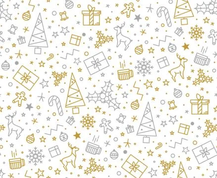 Print for Christmas decorations Stock Illustration