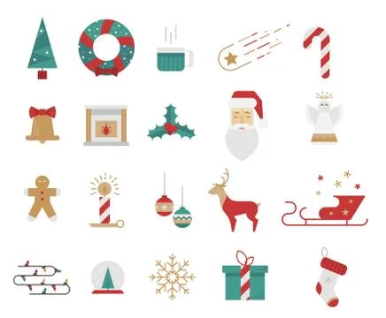 Print for Christmas decorations Stock Illustration