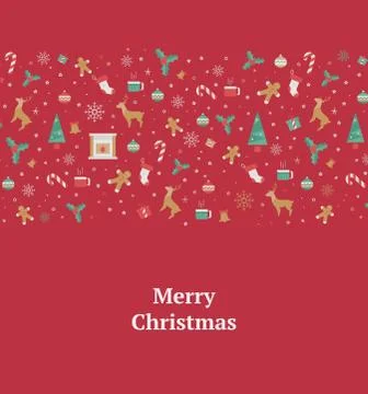Print for Christmas decorations Stock Illustration