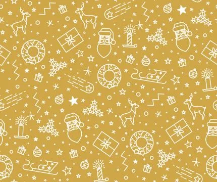 Print for Christmas decorations Stock Illustration