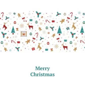 Print for Christmas decorations Stock Illustration