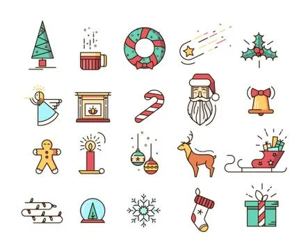 Print for Christmas decorations Stock Illustration