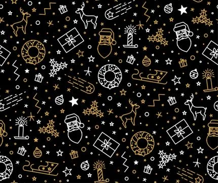 Print for Christmas decorations Stock Illustration