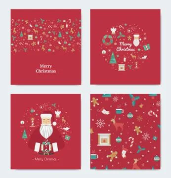 Print for Christmas decorations Stock Illustration
