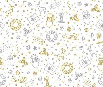 Print for Christmas decorations Stock Illustration